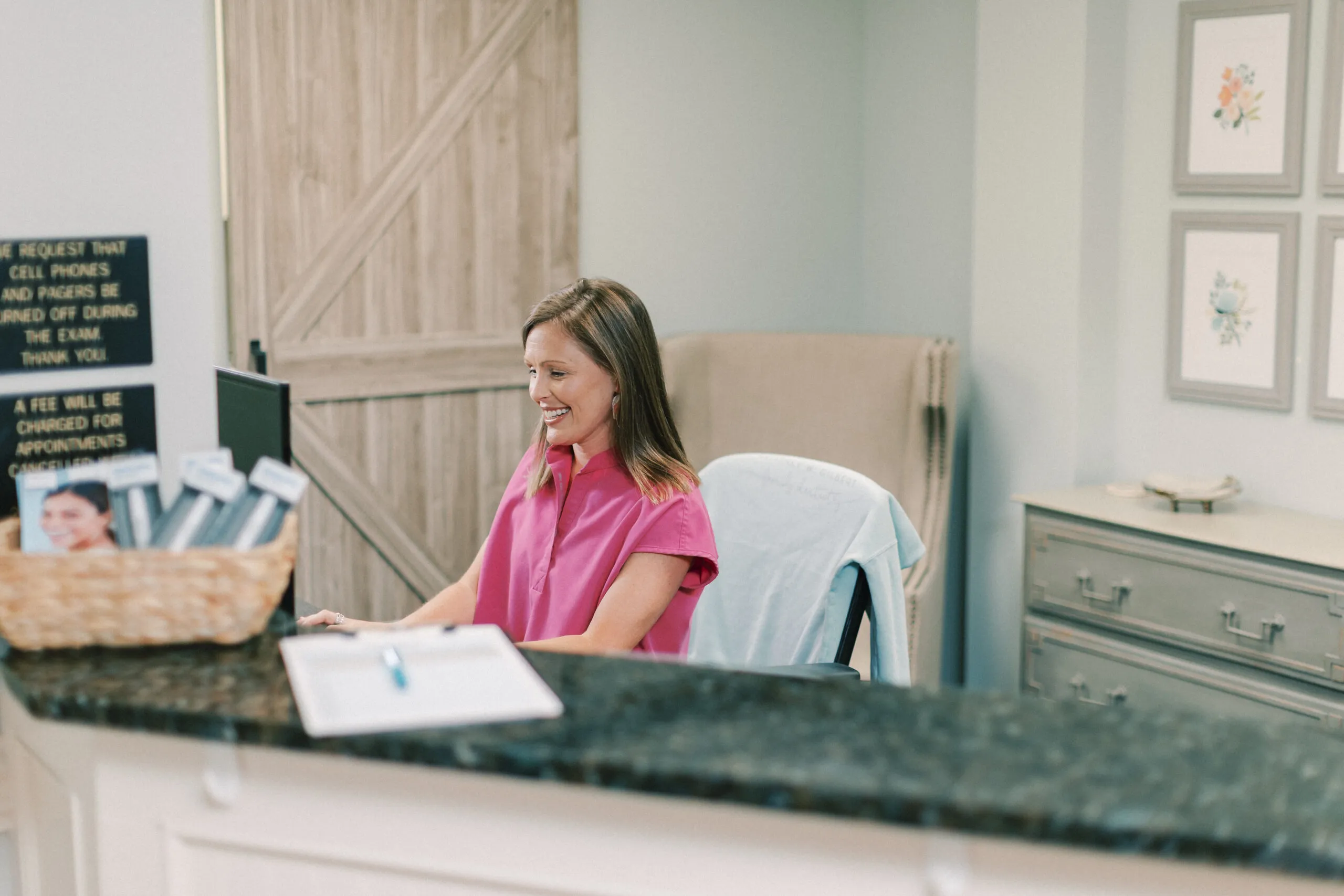 front desk